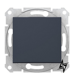 Выключатель кнопочный Sedna SDN0700170 (графит) Schneider Electric фото