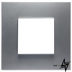 Одноместная рамка Zenit N2271 PL (серебро) 2CLA227100N1301 ABB фото