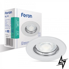 Врезной точечный светильник Feron 15109 Dl10  фото в живую, фото в дизайне интерьера