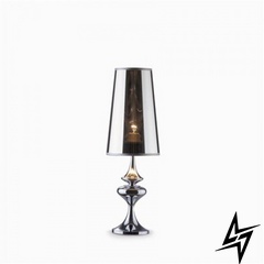 Декоративная настольная лампа Ideal Lux Alfiere Tl1 Small 32467 46196 фото в живую, фото в дизайне интерьера