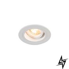 Врезной точечный светильник Zumaline 92699-N Chuck Dl Round White  фото в живую, фото в дизайне интерьера