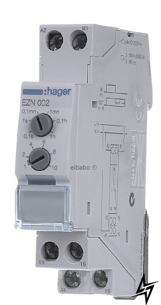 Реле часу EZN002 з затримкою вимикання Hager фото