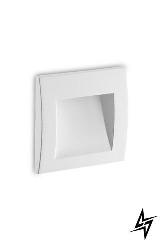 Уличный встраиваемый светильник Ideal Lux Wire Bianco 268996 LED 1,5 Вт 3000 K, белый, 9 &times; 9 см фото