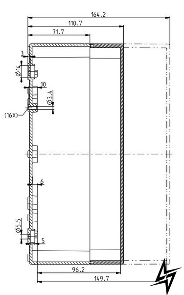 Коробка розподільна Spelsberg PC 3625-11-m (32хM20 6хM25/32 4хM32/40) sp12741201 фото