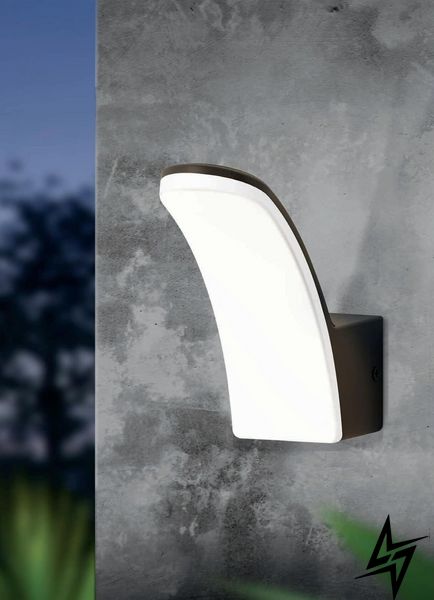 Вуличне бра Eglo Fiumicino 98149 LED 22390 фото наживо, фото в дизайні екстер'єру