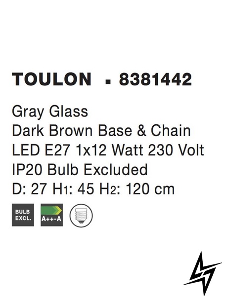 Підвісний світильник Nova luce Toulon 8381442  фото наживо, фото в дизайні інтер'єру