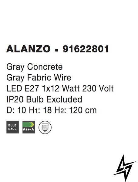 Підвісний світильник Nova luce Alanzo 91622801  фото наживо, фото в дизайні інтер'єру