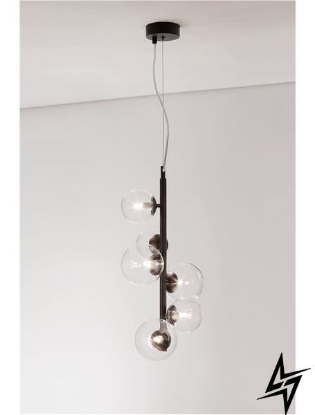 Люстра Nova Luce Odillia 9009251 чорна 6&times;G9 9009251 фото