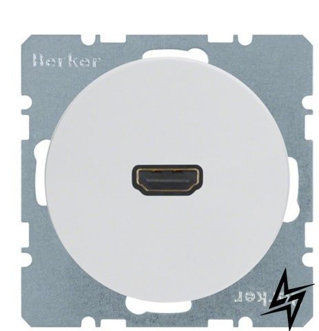 HDMI розетка R.x 3315422089 (полярна білизна) Berker фото