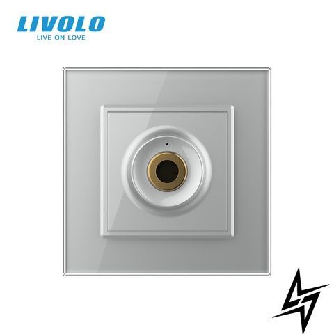 Бесконтактный выключатель 1 сенсор Livolo серый Sense (VL-C7FCU1-2IP) фото
