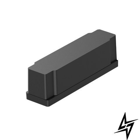 Короб для проводів для ультратонкого накладного магнітного треку Slim 48V Чорний фото