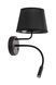 Настінне бра TK Lighting Maja 10203 чорне E27 - зображення 5