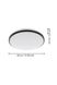 Потолочный светильник для ванной Eglo Pinetto 900366 ЛЕД 53210 фото в дизайне интерьера, фото в живую 3/4