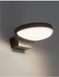 Вуличний настінний світильник Nova luce Enzi 9936101 LED  фото в дизайні екстер'єру, фото наживо 1/5