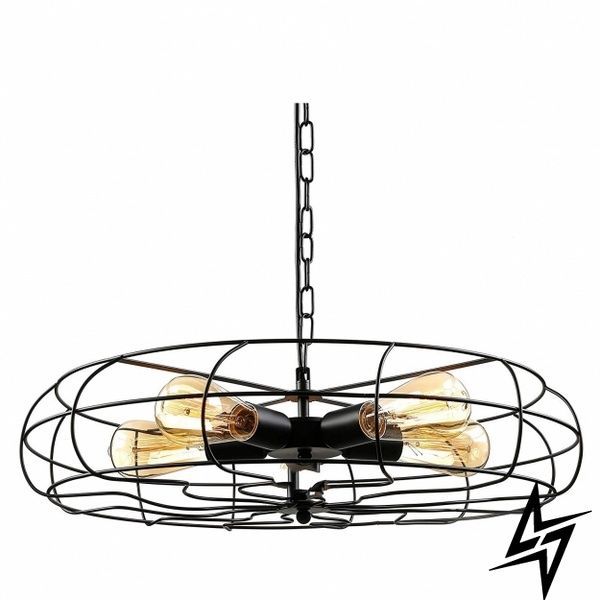 Люстра 030100 Fan Black D49 E27 49&times;13 см Черный 030100 фото