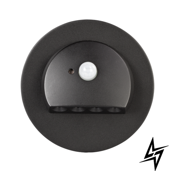 Настінний світильник Ledix Rubi з рамкою 09-212-62 врізний Чорний 3100K 14V з датчиком LED LED10921262 фото наживо, фото в дизайні інтер'єру