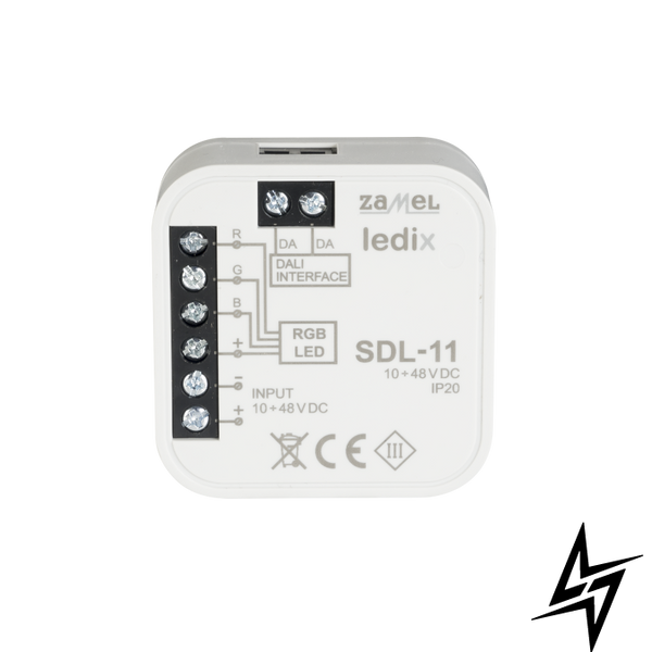 Контроллер DALI RGB 10-14V DC SDL-11 LDX10000051 фото в живую, фото в дизайне интерьера