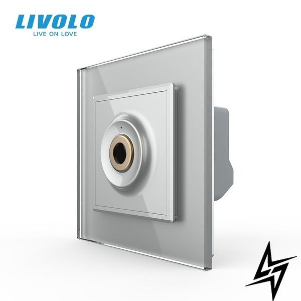 Бесконтактный выключатель 1 сенсор Livolo серый Sense (VL-C7FCU1-2IP) фото