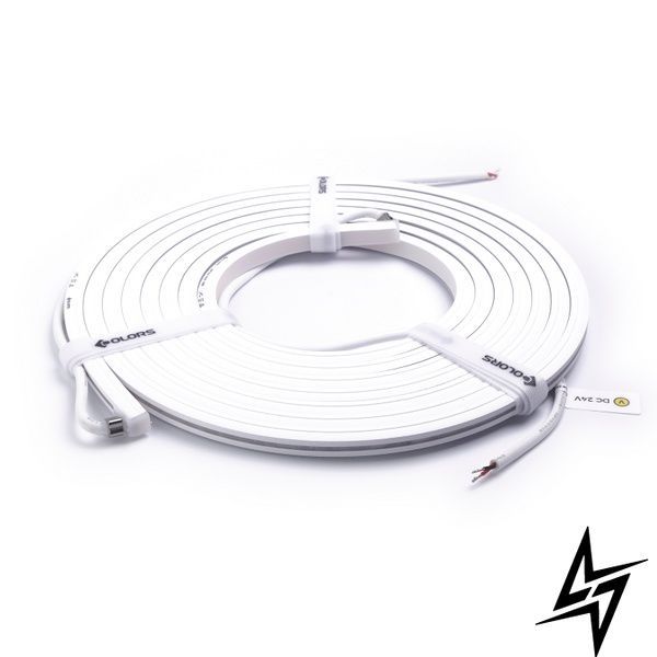 Гнучкий неон COLORS 24V IP67 7.2W 485Lm 4400K 5м NMT1010-NW фото