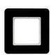 Одноместная рамка Q.7 10116076 (стекло/черный) Berker фото 1/6