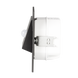 Настенный светильник Ledix Navi с рамкой 11-212-62 врезной Черный 3100K 14V с датчиком ЛЕД LED11121262 фото в дизайне интерьера, фото в живую 4/4