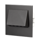 Настенный светильник Ledix Navi с рамкой 11-225-66 врезной Черный RGB с радиоконтроллером RGB ЛЕД LED11122566 фото в дизайне интерьера, фото в живую 2/4