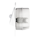 Настенный светильник Ledix Navi с рамкой 11-212-52 врезной Белый 3100K 14V с датчиком ЛЕД LED11121252 фото в дизайне интерьера, фото в живую 4/4