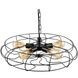 Люстра 030100 Fan Black D49 E27 49&times;13 см Черный 030100 - изображение 6