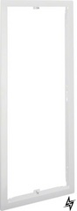 Белая наружная рамка VZ145N без дверей высотой 9мм для 5-рядного щита Volta Hager фото
