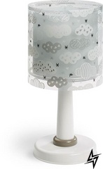 Настольная лампа в детскую Dalber Clouds Grey 41411E  фото в живую, фото в дизайне интерьера