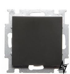 Однокнопочный выключатель Basic 55 2CKA001012A2174 2006/1 UC-95-507 (черный шато) 2CKA001012A2174 ABB фото