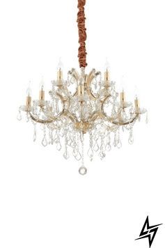 Люстра классическая Ideal Lux 167404 Napoleon Sp12 Oro фото