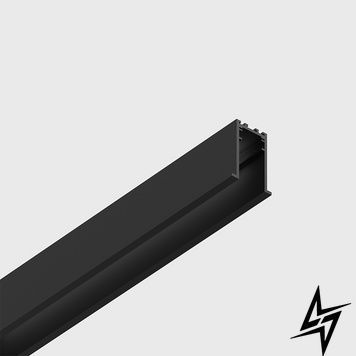 LTX 06.T300.BK.4x Шинопровід вбудований з рамкою IN_LINE TRACK T 48V DC, L3000mm, W40mm, H54mm, IP20, чорний, 4-х провідний фото