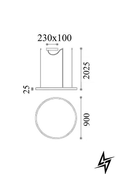 Люстра Ideal Lux Oracle Slim 304434 белая 43 Вт 3000 K 304434 фото