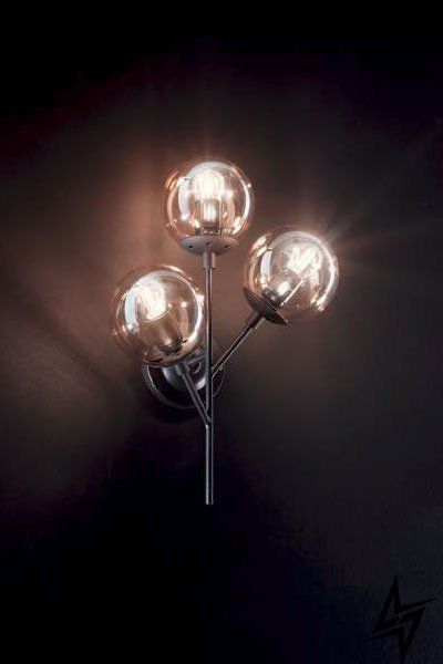 Настенное бра Ideal Lux Kepler 187006 черное 3&times;E27 фото