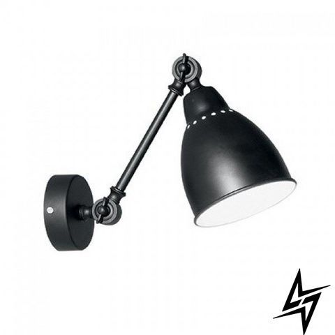 Настенное бра Ideal Lux Newton 27852 черное E27 27852 фото