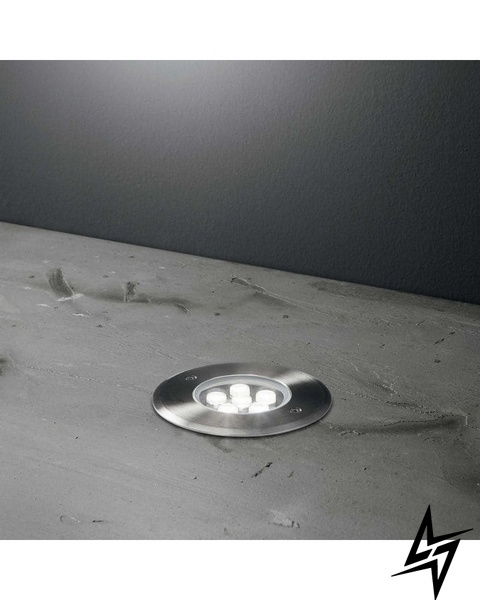 Уличный вкапываемый светильник Ideal Lux Floor 255668 ЛЕД  фото в живую, фото в дизайне экстерьера