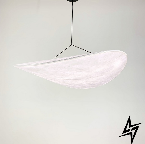 Реплика Tense Pendant Lamp LE30237 LED 17W 3500K 60x60см Черный/Белый BM 1 фото в живую, фото в дизайне интерьера