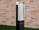 Светодиодный светильник-столбик Bolard D23-31126 Черный DFC-1419BK WW фото в дизайне экстерьера, фото в живую 5/5