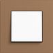 0211221 Рамка Esprit Linoleum-Multiplex Светло-коричневый 1-постовая Gira фото 2/2
