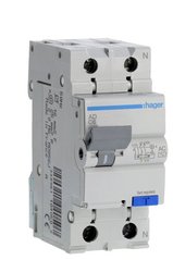 Выключатель дифференциального тока 1+N, 20 А AD870J Hager