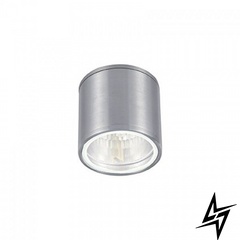 Настенный фасадный уличный светильник Ideal Lux Gun Pl1 Alluminio 92324 88118 фото в живую, фото в дизайне интерьера