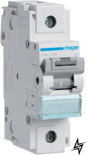 Автоматичний вимикач Hager HMC190 1P 100A C 15kA фото