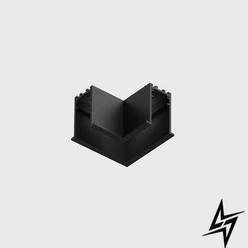 LTX 06.T90HR.BK З'єднувач вбудований з рамкою L-подібний IN_LINE CORNER T HR, L85mm, W85mm, H54mm, IP20, чорний фото