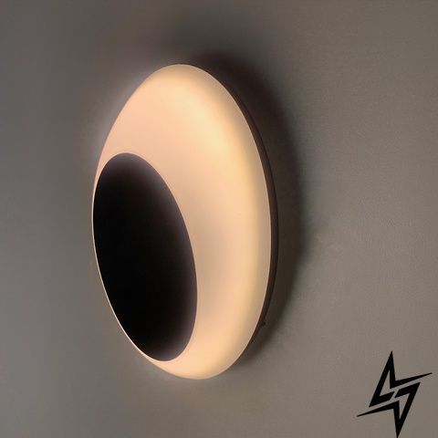 LED светильник овальный 22&times;18 см черный 26-2547 9832 фото