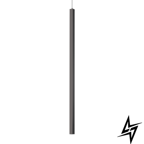 Підвісний світильник Ideal Lux Ultrathin 760Lm 194196 LED 3000 K, чорний, L 3 &times; H min 115 фото