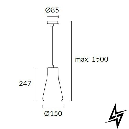 Подвесной светильник 00-2018-21-F9 LEDS C4 Drop фото