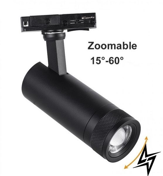 Трековый светильник Kloodi KD-FOCUS 10W 4K BK черный KD-FOCUS 10W 4K BK фото