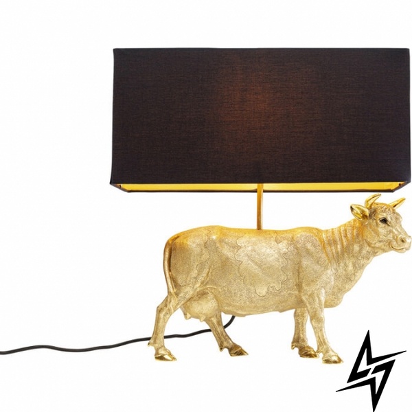 Настільна лампа Cow Gold 52cm S23-38492 46x52x18 см 55540 фото наживо, фото в дизайні інтер'єру
