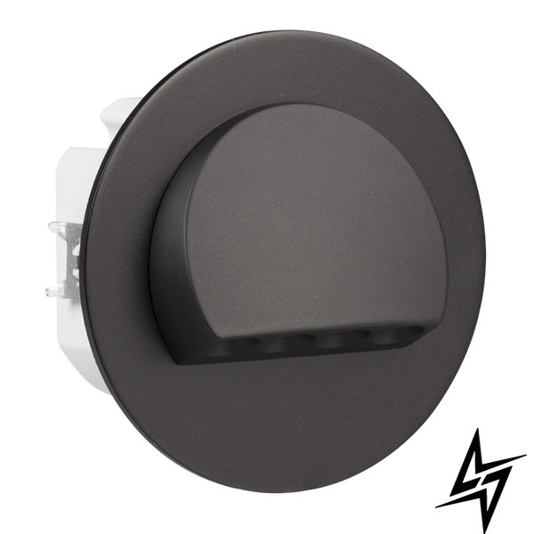 Настінний світильник Ledix Rubi з рамкою 09-224-61 врізний Чорний 5900K з радіоприймачем LED LED10922461 фото наживо, фото в дизайні інтер'єру